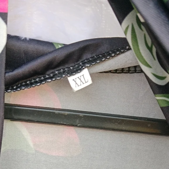 50 style swing dress Rose flower floral print dress 👗 - Picture 5 of 6